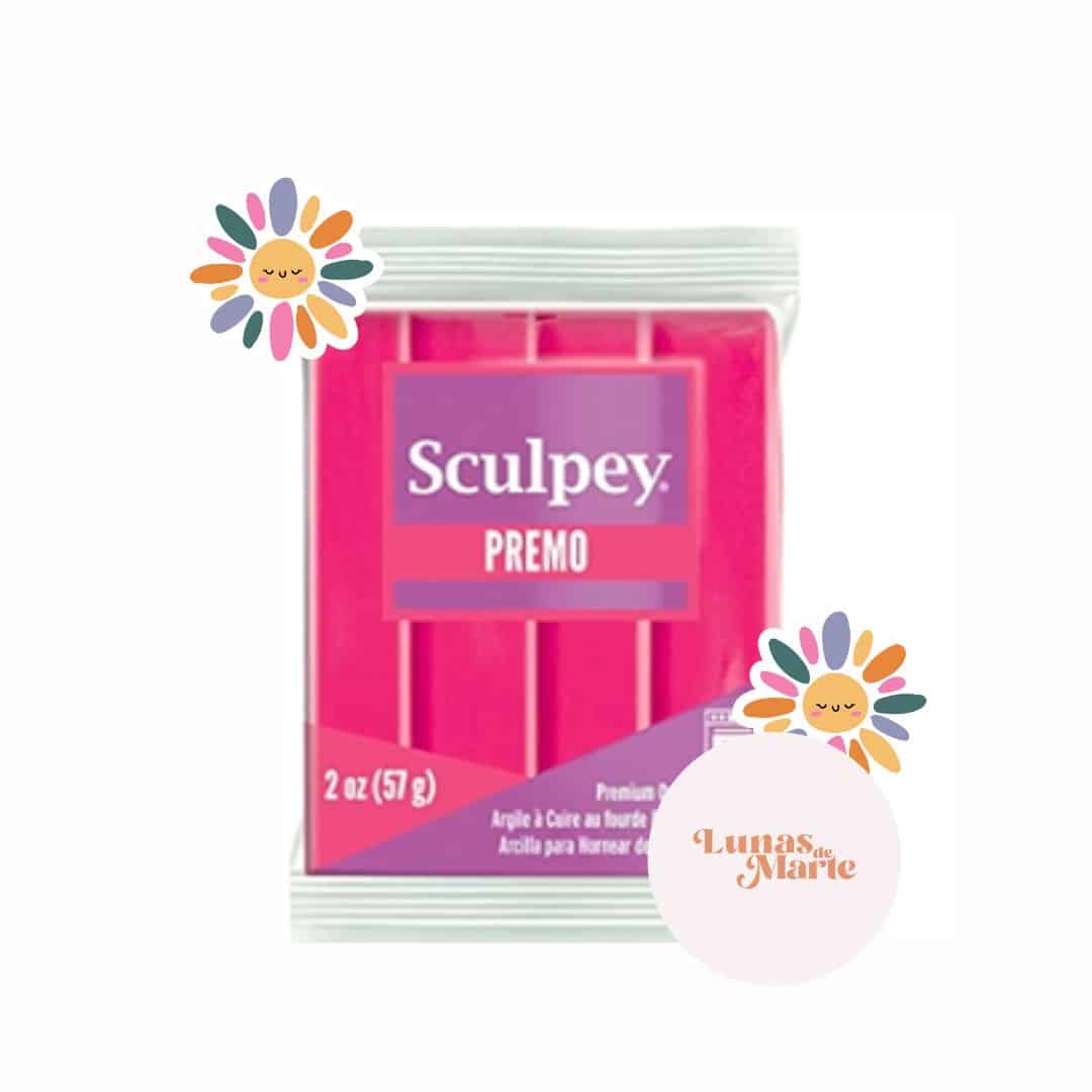 Arcilla Polimerica Premo Sculpey Fuchsia 57 G Arcilla Polimérica Premo Sculpey de color Fuchsia en presentación de 57 gramos, ideal para modelado y manualidades