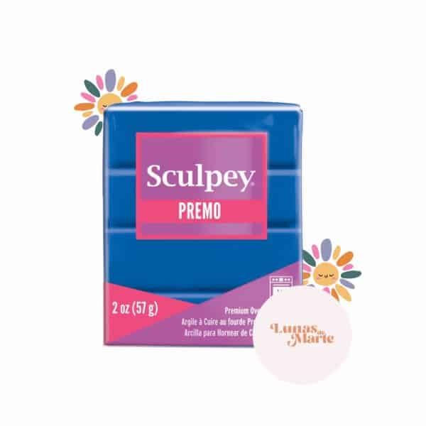 Arcilla Polimérica Premo Sculpey de color azul marino en presentación de 57 gramos, ideal para modelado y manualidades